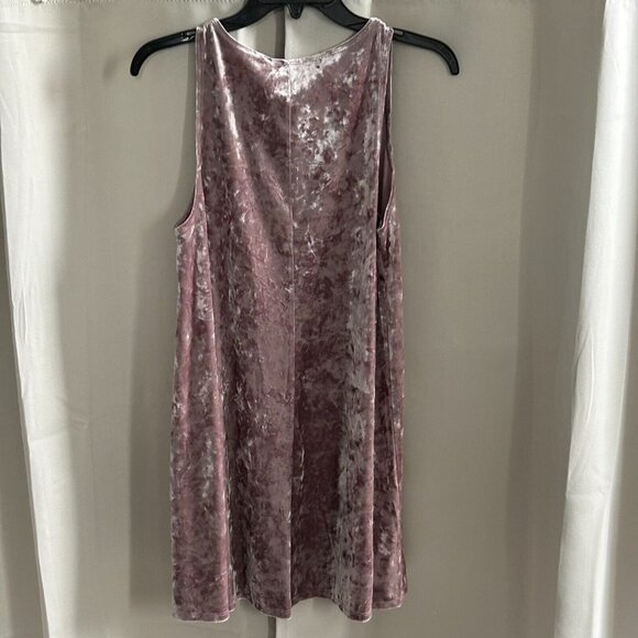 Forever 21 Womens Dress Small Light Purple Crushed Velvet Y2K Fairy Whimsy 17130 - Picture 2 of 7